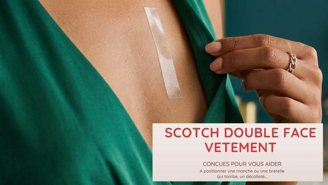 Scotch double face vetement : à quoi ça sert et comment bien l'utiliser ?